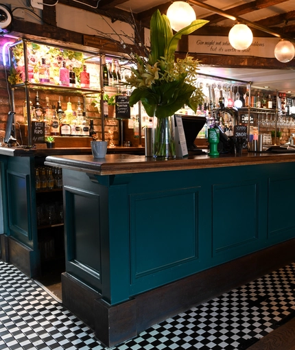 Interior image of bar