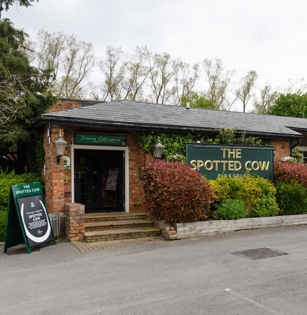 External view of a pub entrance