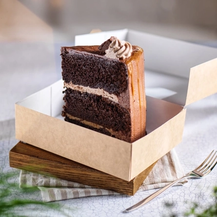 Marz Attack Cake in a takeaway box