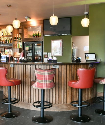 Bar area in a pub