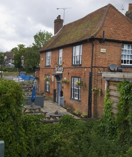 The exterior of The George.