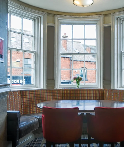 interior seating area