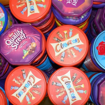 Macmillan Chocolate tubs