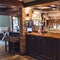 The bar area of The Woodman.
