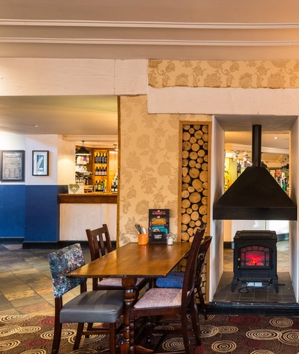 interior restaurant and seating area