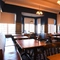 interior restaurant and seating area