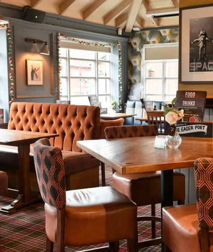 internal seating area of the pub