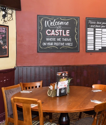 interior of the restaurant