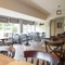 Interior dining area of a pub.