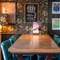 Interior seating area of the Cricketers in Southwick