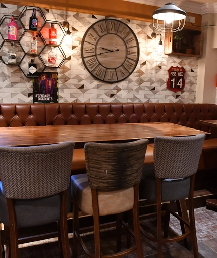 interior seating area
