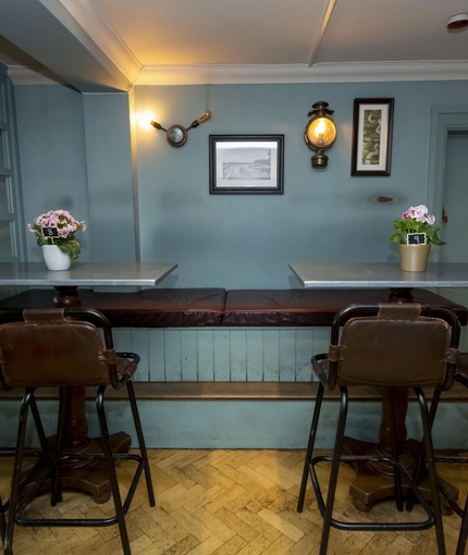 Interior seating area