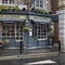 exterior venue with a beer garden