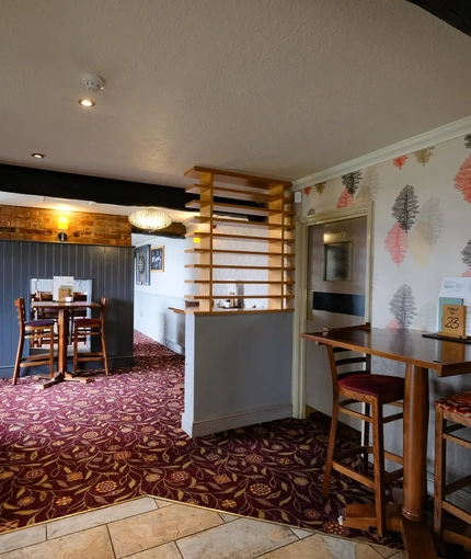 interior seating area