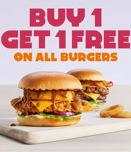 2 For 1 Burgers | Buy One Get One Free | The Ock n Dough Pub in ...