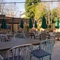 External beer garden at the Buff