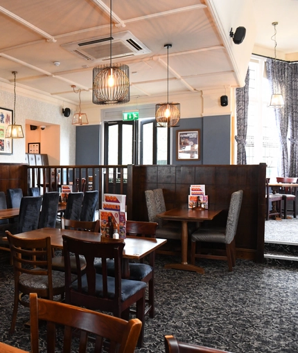 interior of the restaurant