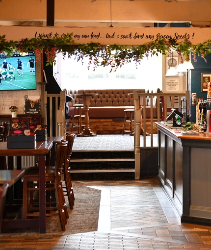 interior seating area