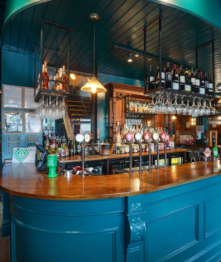 Interior image of bar