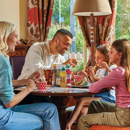 Family eating Ice Cream