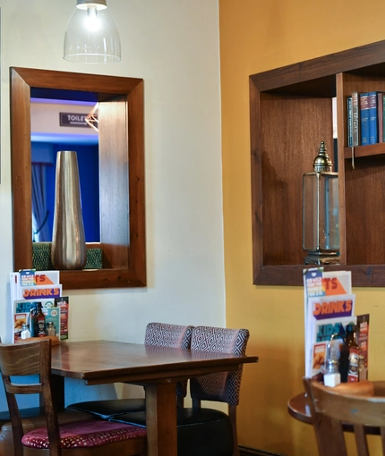 interior dining area of a pub