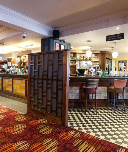 interior of the bar