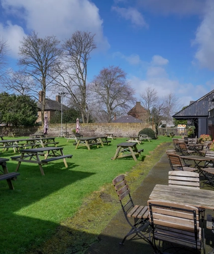 exterior beer garden