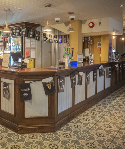 interior bar area