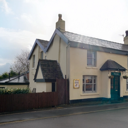 The exterior of the George & Dragon.