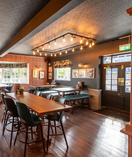 The restaurant area