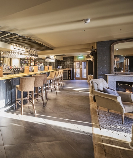 The bar area of The Foundry Bell