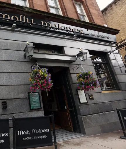 The exterior of the venue