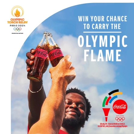 Win your chance to carry the Olympic flame