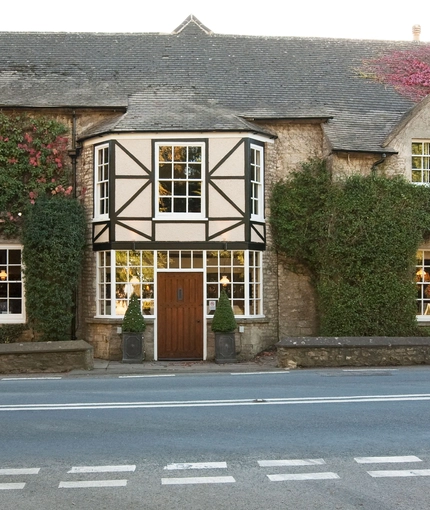 exterior facade of a pub