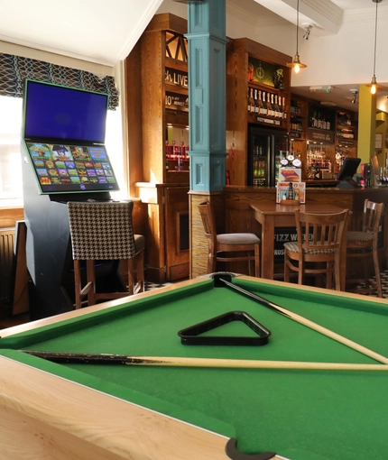 Pub games area in a pub