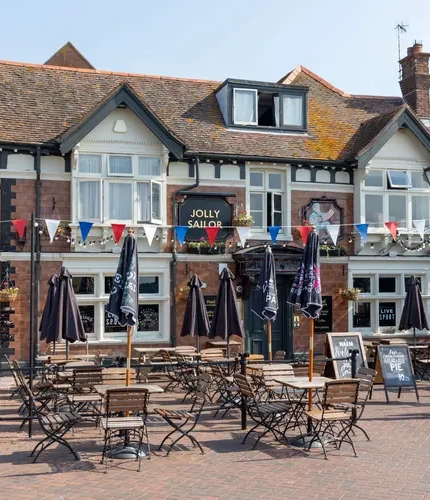 The exterior of The Jolly Sailor