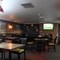 interior restaurant and seating with TV