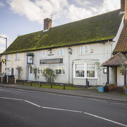 The exterior facade of the Kentford.