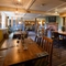 Interior seating area in a pub restaurant