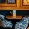 The interior restaurant seating area and decor at The Sussex Arms.