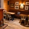 interior seating area and restaurant