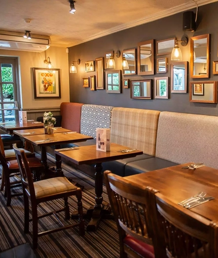 interior dining area of a pub