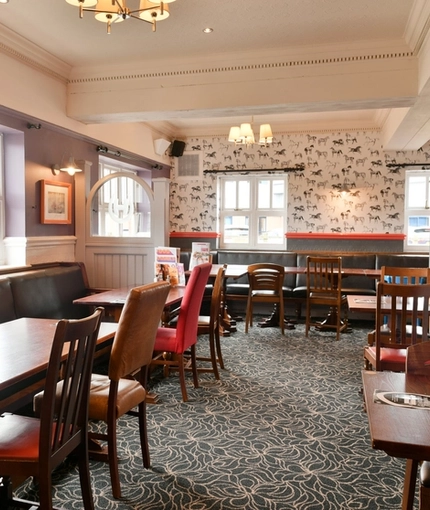 interior restaurant and seating area