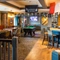 interior of the restaurant with pub games