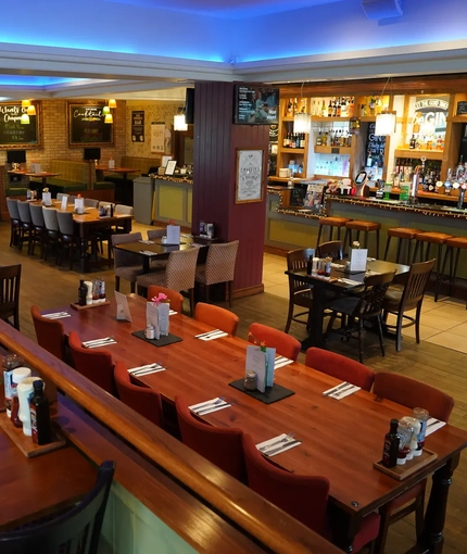 interior seating area