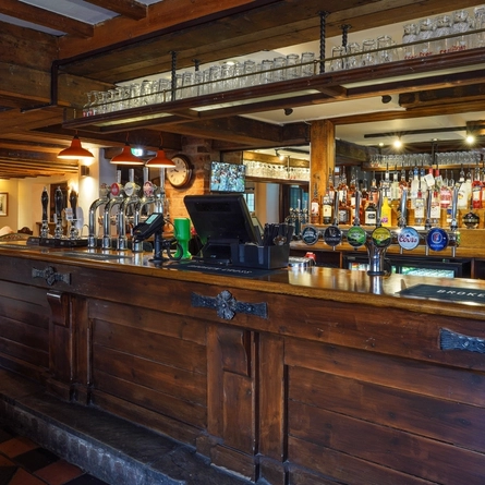interior bar area of the pub