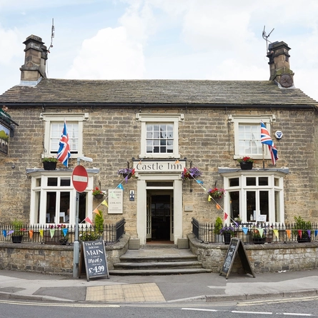 exterior facade of a pub