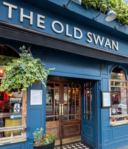 The exterior of The Old Swan
