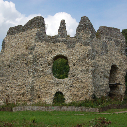 An image of Odiham Castle advertising local attractions near to Chef & Brewer venues.