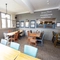 Interior dining area of a pub.